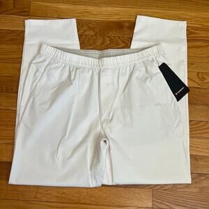 Lululemon Men's ABC WovenAir Slim Pull-On Pant *Regular Light Ivory Size XL